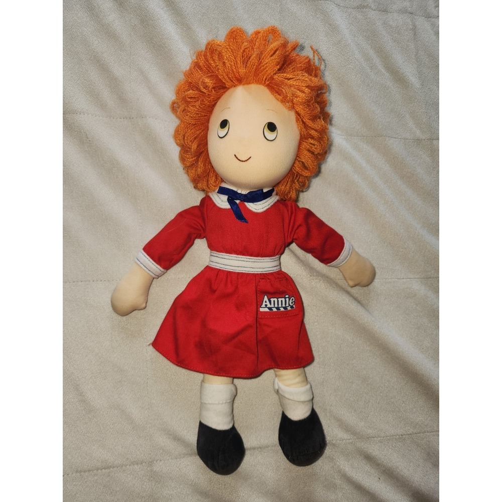 Vintage 1982 Little Orphan Annie Doll 12" Stuffed Plush Applause Rag Doll
